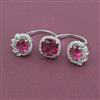 American Diamond Adjustable Ring with Rhodium Plating