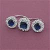 American Diamond Adjustable Ring with Rhodium Plating