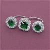 American Diamond Adjustable Ring with Rhodium Plating