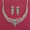American Diamond Classic Necklace with Carat Plating