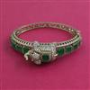 American Diamond Openable kada with Mehndi Plating