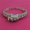 American Diamond Openable kada with Mehndi Plating