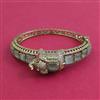 American Diamond Openable kada with Mehndi Plating