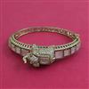 American Diamond Openable kada with Mehndi Plating