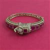 American Diamond Openable kada with Mehndi Plating