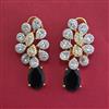 American Diamond Classic Earring with 2 Tone Plating