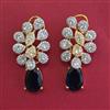 American Diamond Classic Earring with 2 Tone Plating
