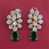 American Diamond Classic Earring with 2 Tone Plating