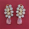 American Diamond Classic Earring with 2 Tone Plating