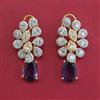 American Diamond Classic Earring with 2 Tone Plating