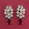 American Diamond Classic Earring with 2 Tone Plating