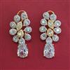 American Diamond Classic Earring with 2 Tone Plating