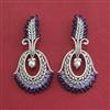 American Diamond Classic Earring with Rhodium Plating