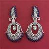 American Diamond Classic Earring with Rhodium Plating