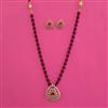 American Diamond Classic Pendant Set with 2 Tone Plating