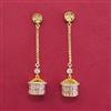 American Diamond Classic Earring with Gold Plating