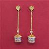 American Diamond Classic Earring with Gold Plating