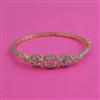 American Diamond Openable kada with Rhodium Plating 2 Tone Plating Carat Plating