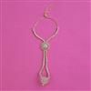 American Diamond Classic Hath Pan with Rhodium Plating 2 Tone Plating