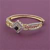 American Diamond Openable kada with 2 Tone Plating