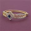American Diamond Openable kada with 2 Tone Plating