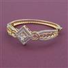 American Diamond Openable kada with 2 Tone Plating