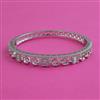 American Diamond Openable kada with Rhodium Plating 2 Tone Plating