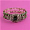 American Diamond Openable kada with Mehndi Plating