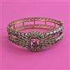 American Diamond Openable kada with Mehndi Plating