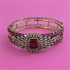 American Diamond Openable kada with Mehndi Plating