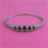 American Diamond Openable kada with Rhodium Plating