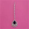 American Diamond Classic Tikka with Rhodium Plating