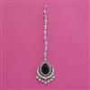 American Diamond Classic Tikka with Rhodium Plating