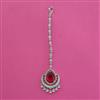 American Diamond Classic Tikka with Rhodium Plating