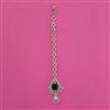 American Diamond Classic Tikka with Rhodium Plating