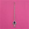 American Diamond Classic Tikka with Rhodium Plating