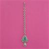 American Diamond Classic Tikka with Rhodium Plating