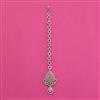 American Diamond Classic Tikka with Rhodium Plating