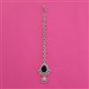 American Diamond Classic Tikka with Rhodium Plating
