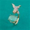 American Diamond Birds Ring with Carat Plating