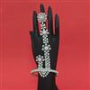 American Diamond Classic Hath Pan with Rhodium Plating