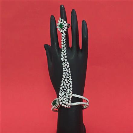 American Diamond Classic Hath Pan with Rhodium Plating
