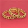 American Diamond Classic Bangles With Gold Plating
