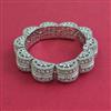 American Diamond Classic Bracelet with Rhodium Plating 2 Tone Plating