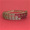 American Diamond Openable kada with Mehndi Plating