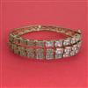 American Diamond Openable kada with Mehndi Plating