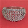 American Diamond Openable kada with Rhodium Plating
