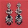 American Diamond Classic Earring with Rhodium Plating