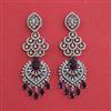 American Diamond Classic Earring with Rhodium Plating