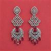 American Diamond Classic Earring with Rhodium Plating